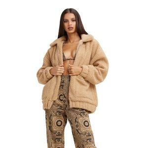 I.AM.GIA Caramel Pixie Teddy Coat